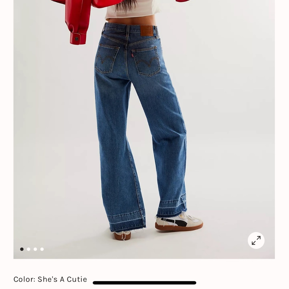 Levi’s ribcage wide leg jeans